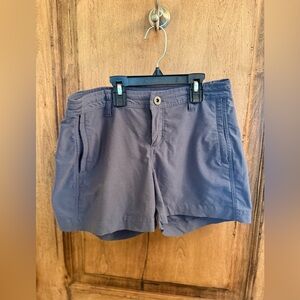 Kuhl Classic Blue Women's Shorts with Zippered Pockets